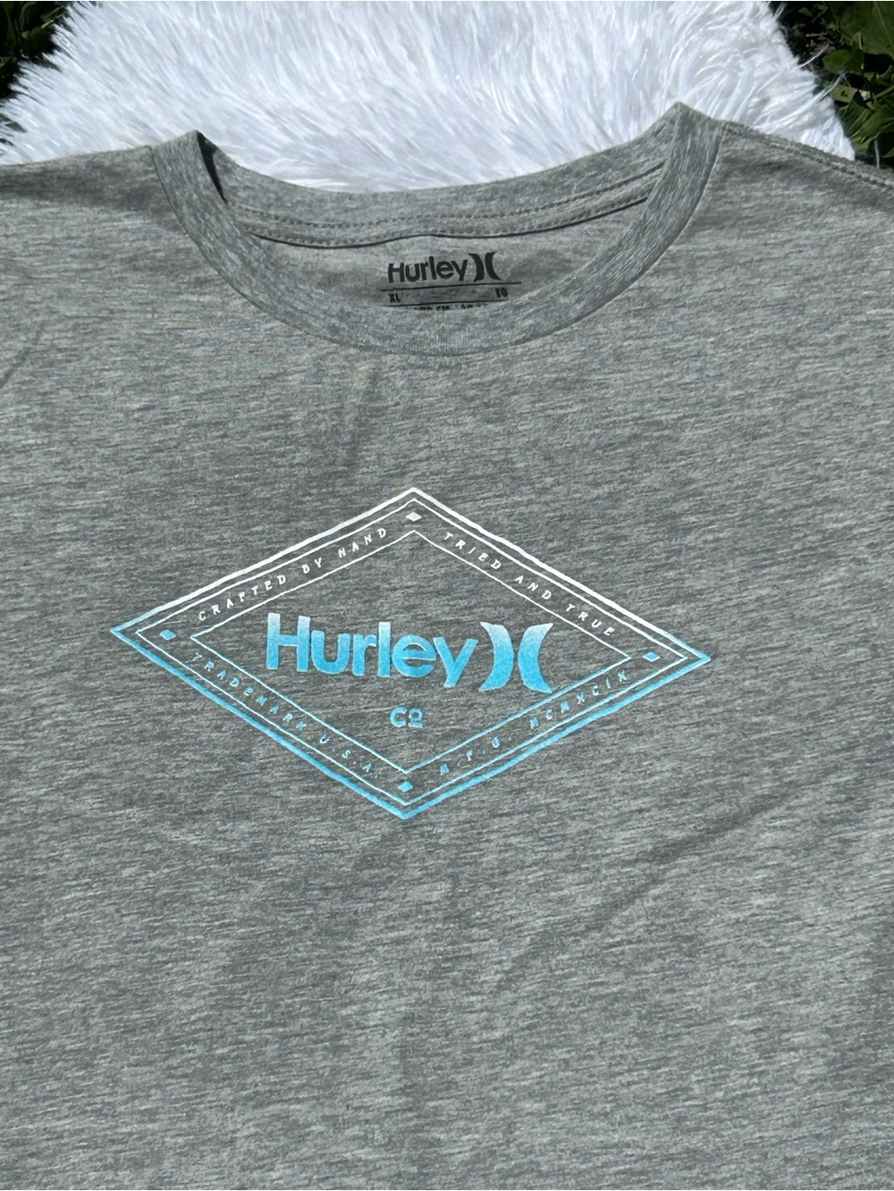 Hurley Boy's Wayward Tide T-Shirt Grey Heather Size XL NEW Buckle Exclusive - Picture 8 of 16